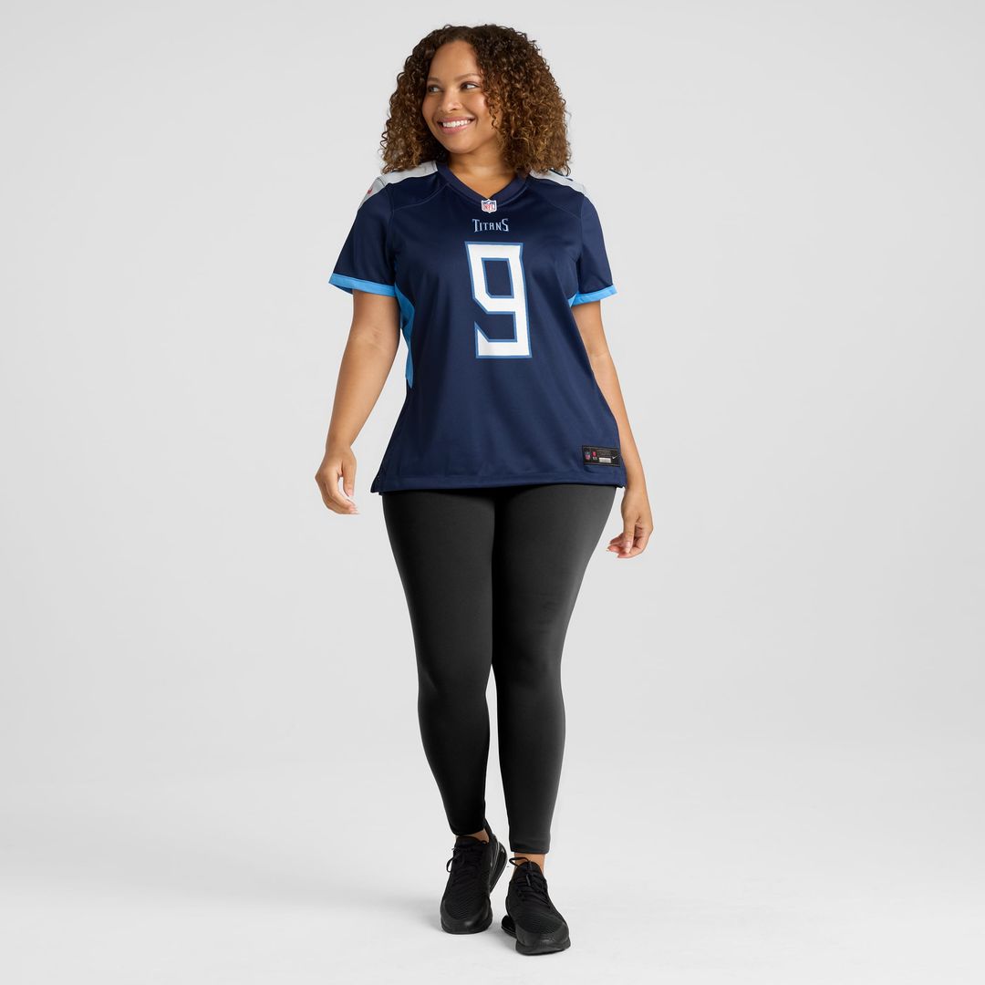 Steve McNair Tennessee Titans Women's Oilers Throwback Retired Player Game Jersey - Light Blue