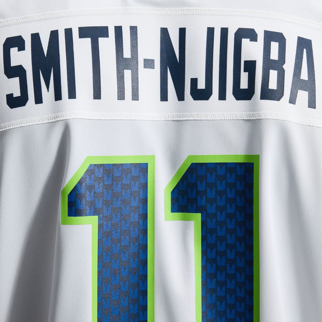 Jaxon Smith - Njigba Seattle Seahawks Throwback Player Game Jersey - Royal