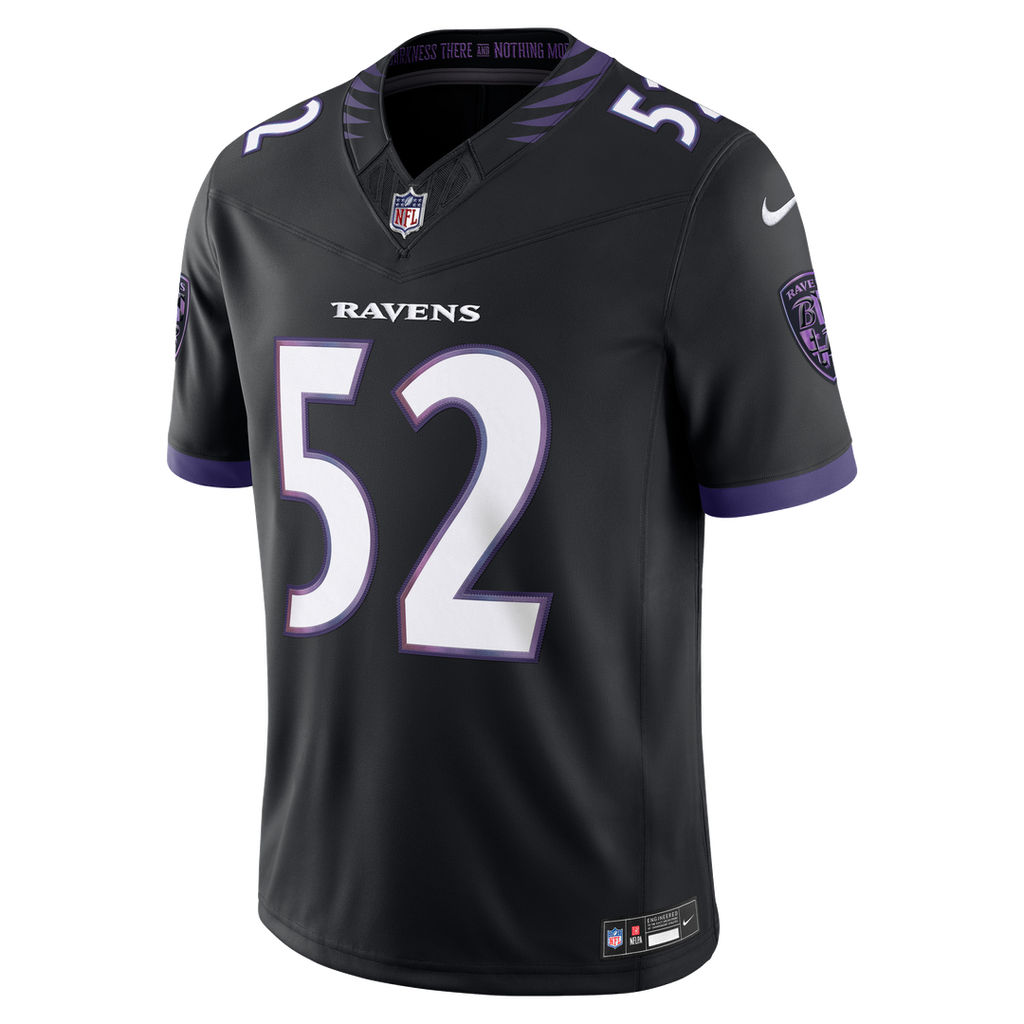 Ray Lewis Baltimore Ravens Alternate Vapor F.U.S.E. Stitched Retired Player Limited Jersey - Black