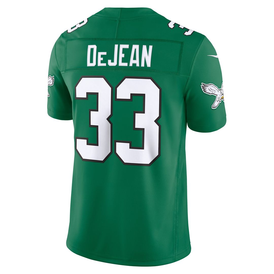 Cooper DeJean Philadelphia Eagles Team Vapor F.U.S.E. Stitched Limited Jersey - Midnight Green