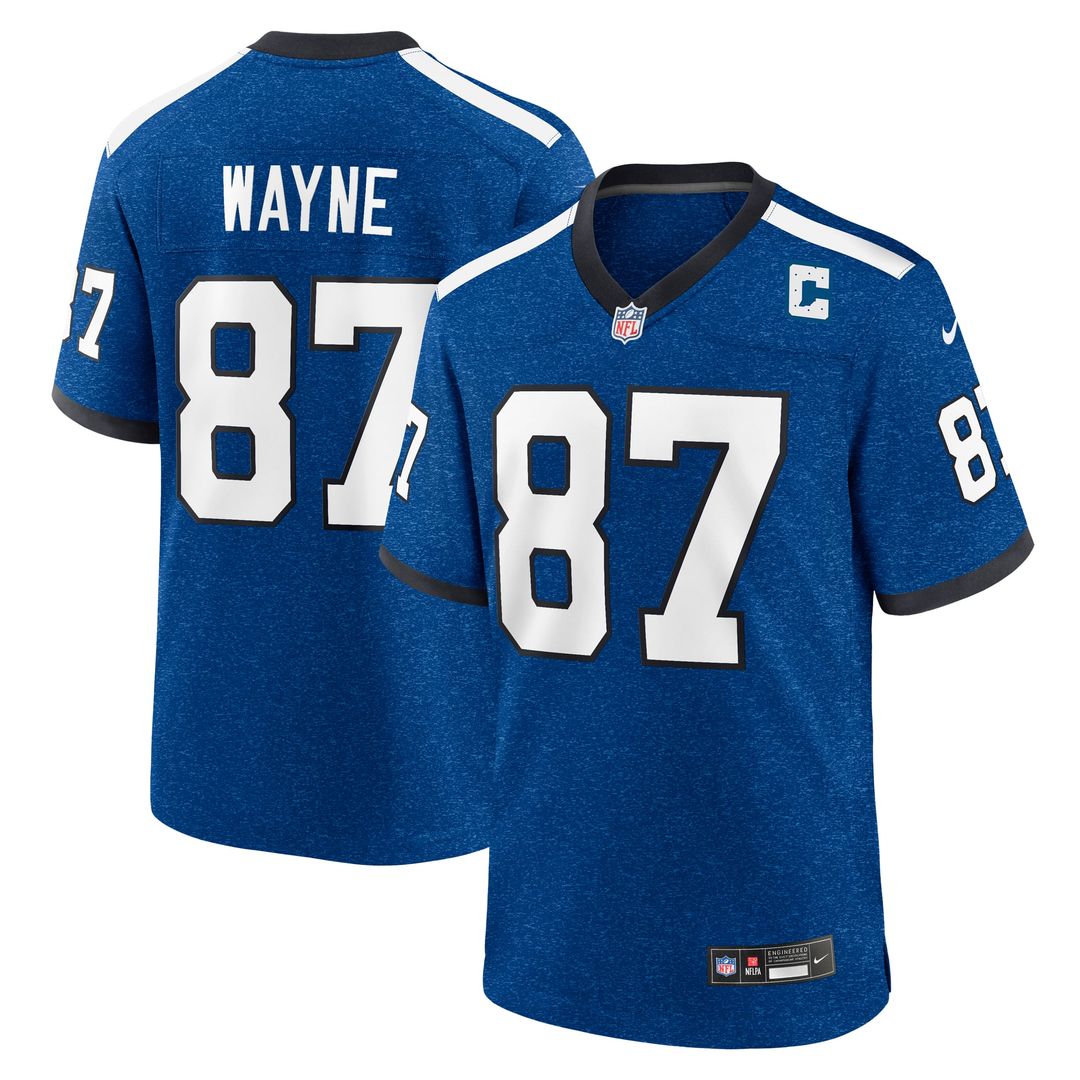 Reggie Wayne Indianapolis Colts Retired Player Game Jersey - Royal