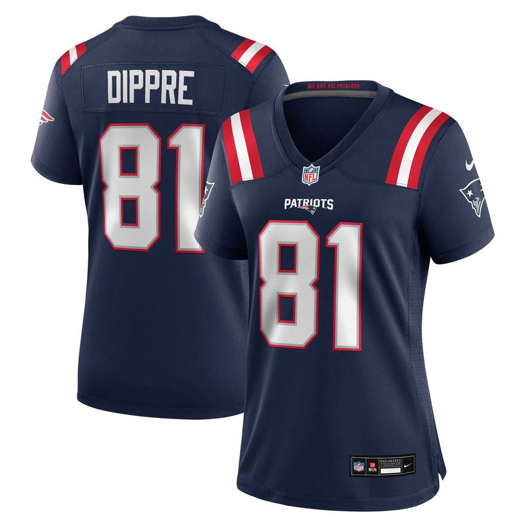 CJ Dippre New England Patriots Women's Team Game Jersey - Navy
