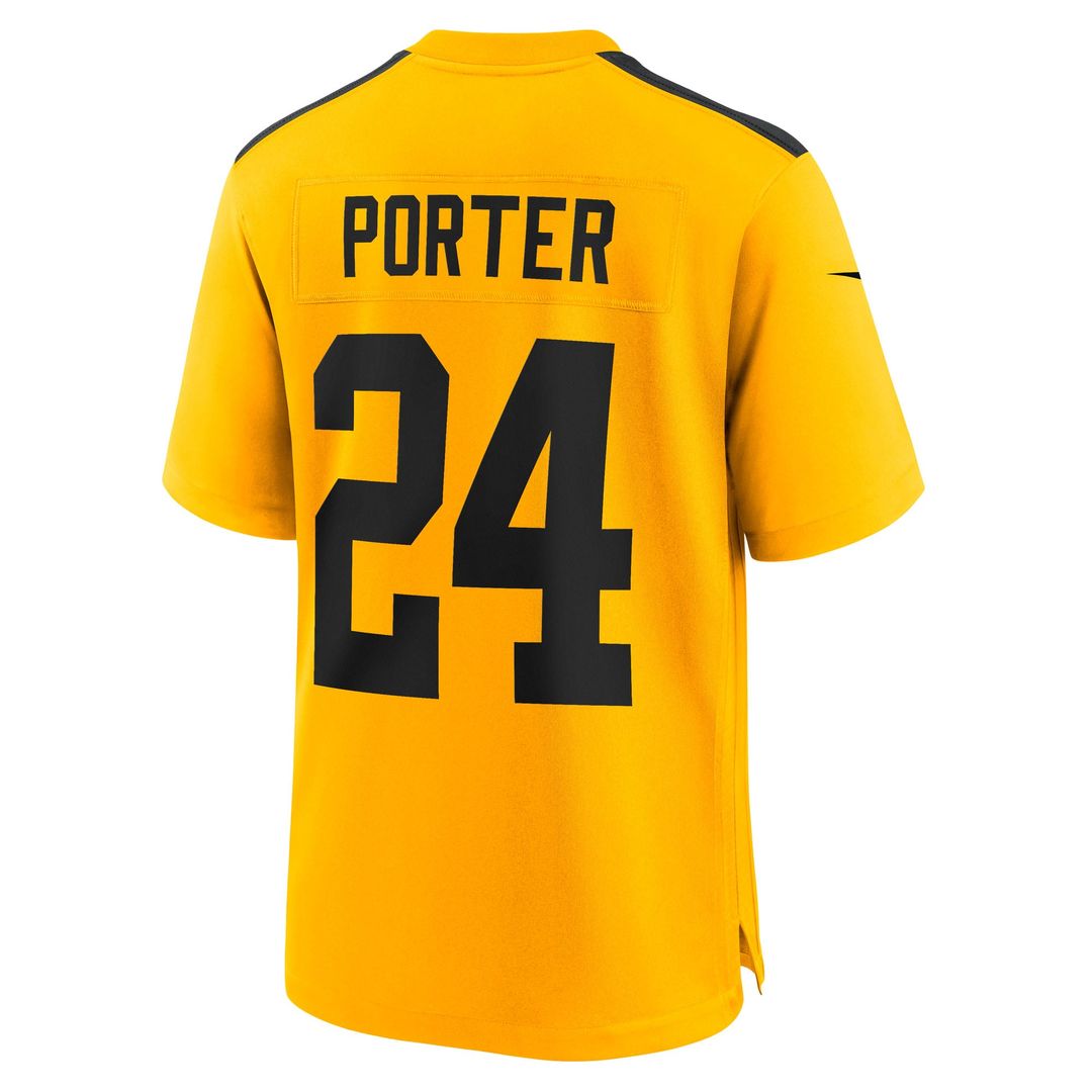 Joey Porter Jr. Pittsburgh Steelers Youth Alternate 1933 Throwback Game Jersey - Gold