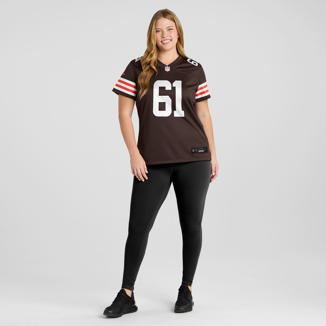 Chris Williams Cleveland Browns Women's Team Game Jersey - Brown