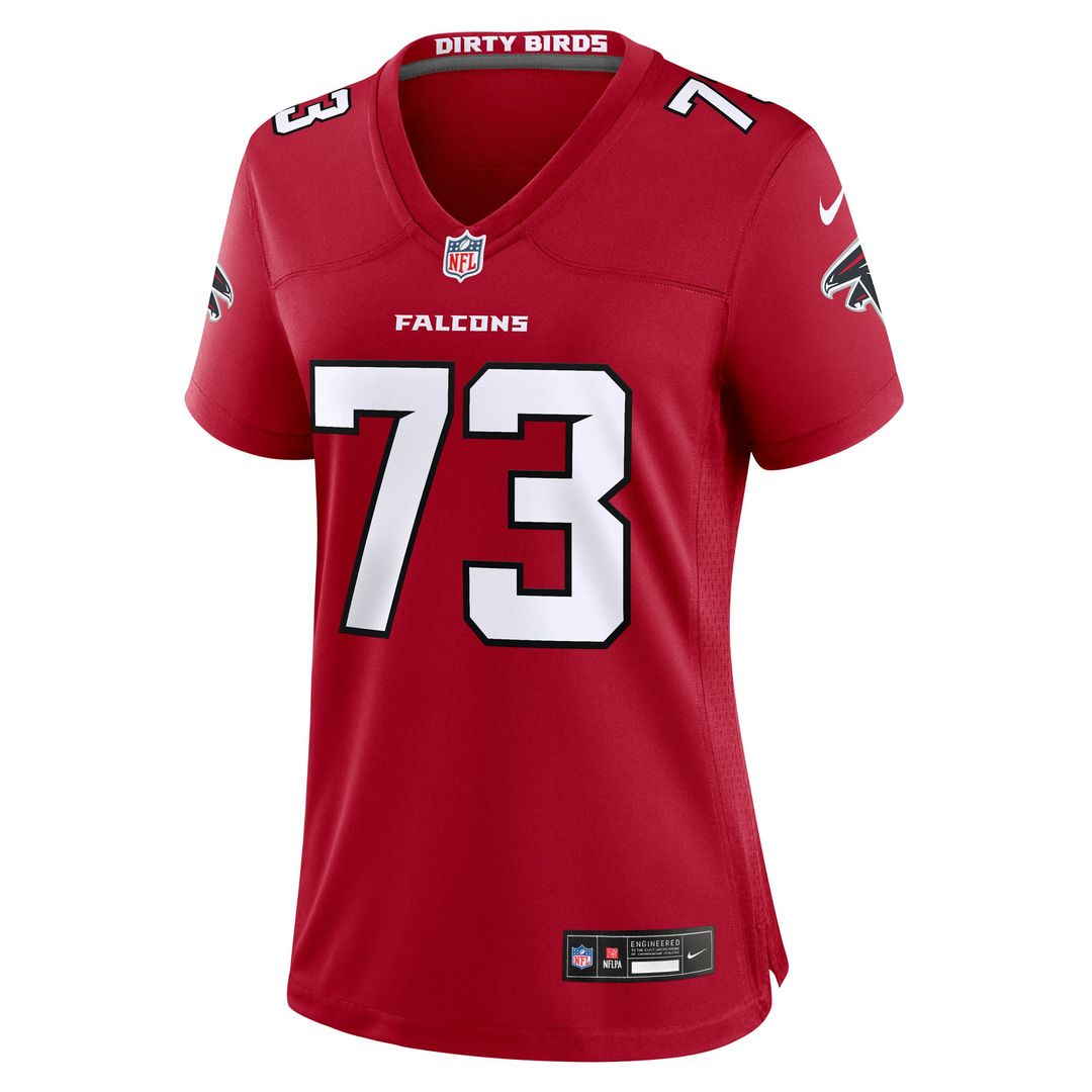 Cameron Williams Atlanta Falcons Women's Team Game Jersey - Red