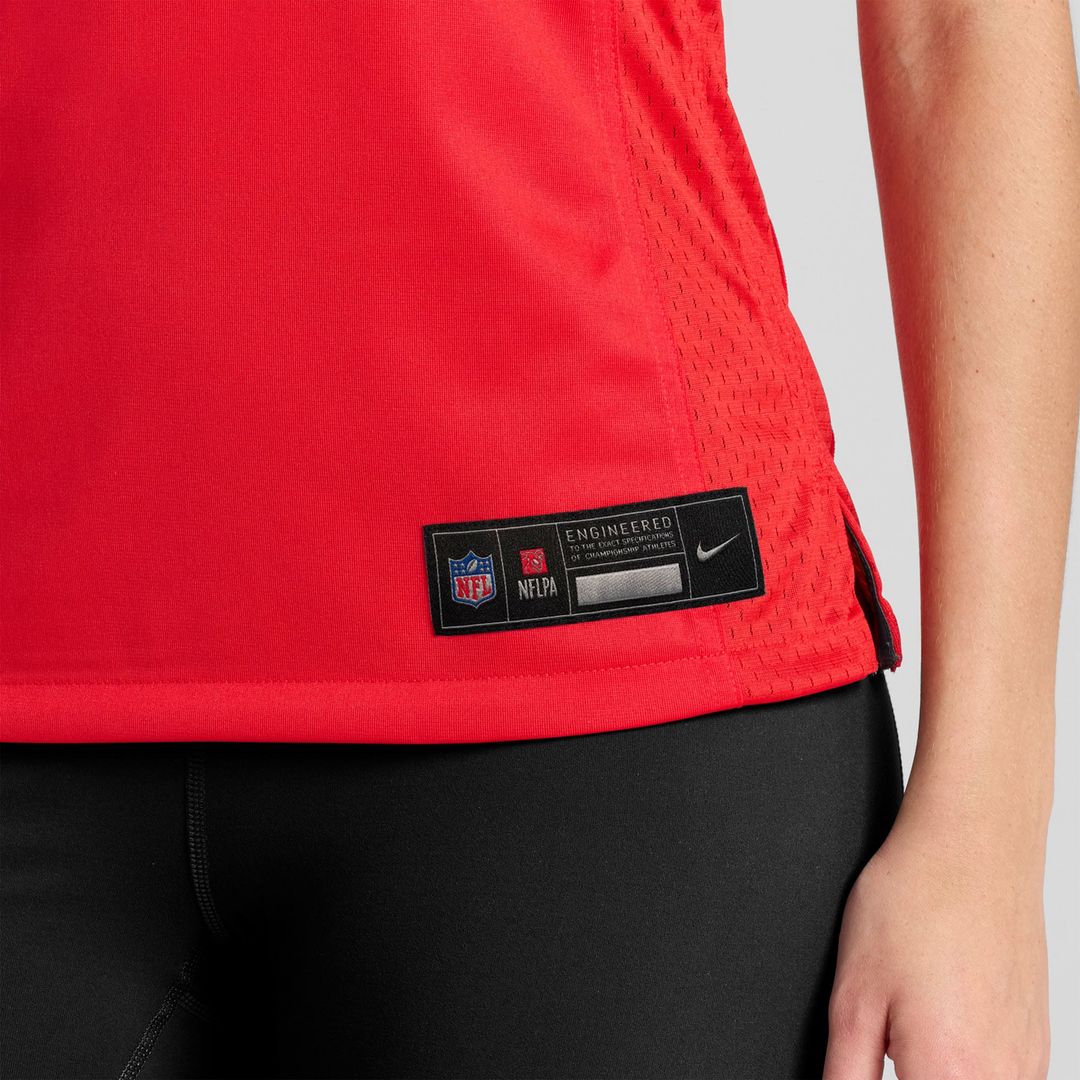 Brandon George Kansas City Chiefs Women's Team Game Jersey - Red
