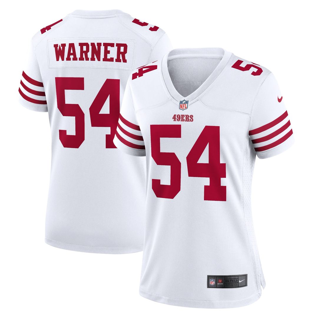Fred Warner San Francisco 49ers Women's Game Jersey - White