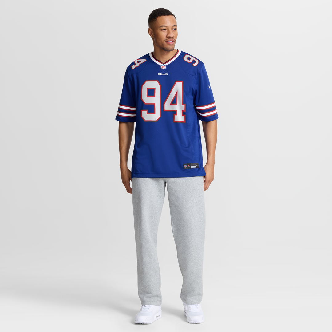 Andrew Brown Buffalo Bills Game Jersey - Royal