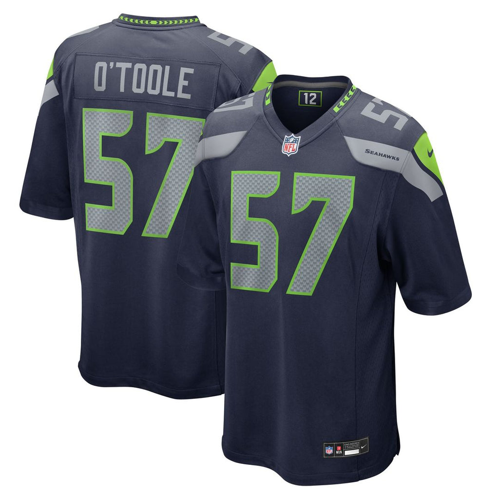 Connor O'Toole Seattle Seahawks Team Game Jersey - College Navy