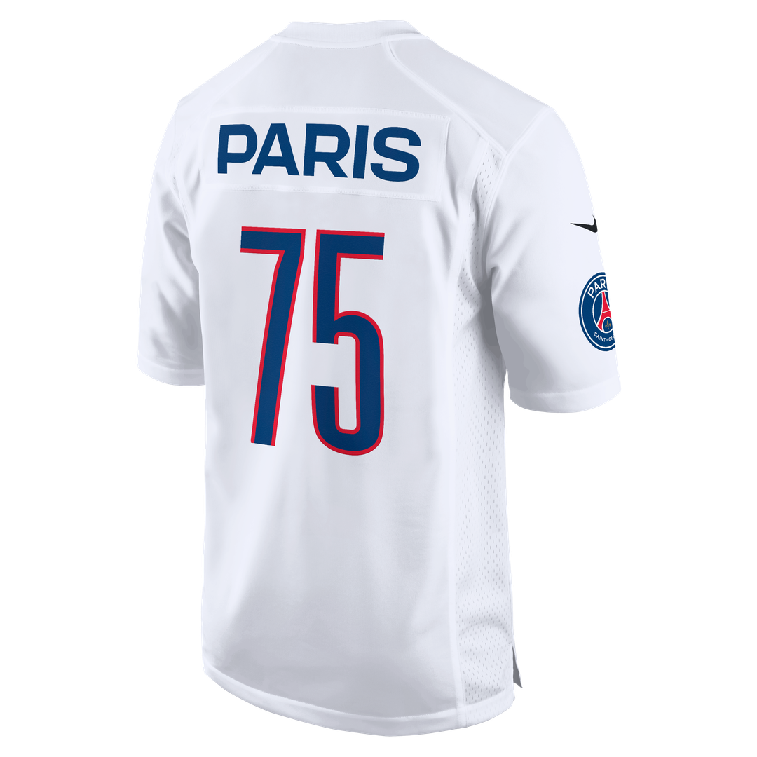 Paris Saint - Germain 2025 Soccer x NFL Game Jersey - White