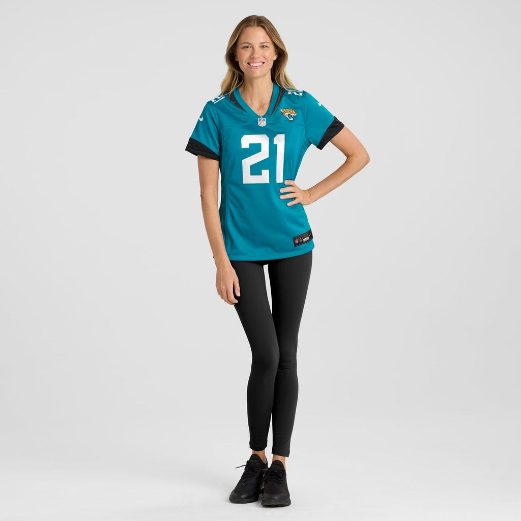Christian Braswell Jacksonville Jaguars Women's Team Game Jersey - Teal