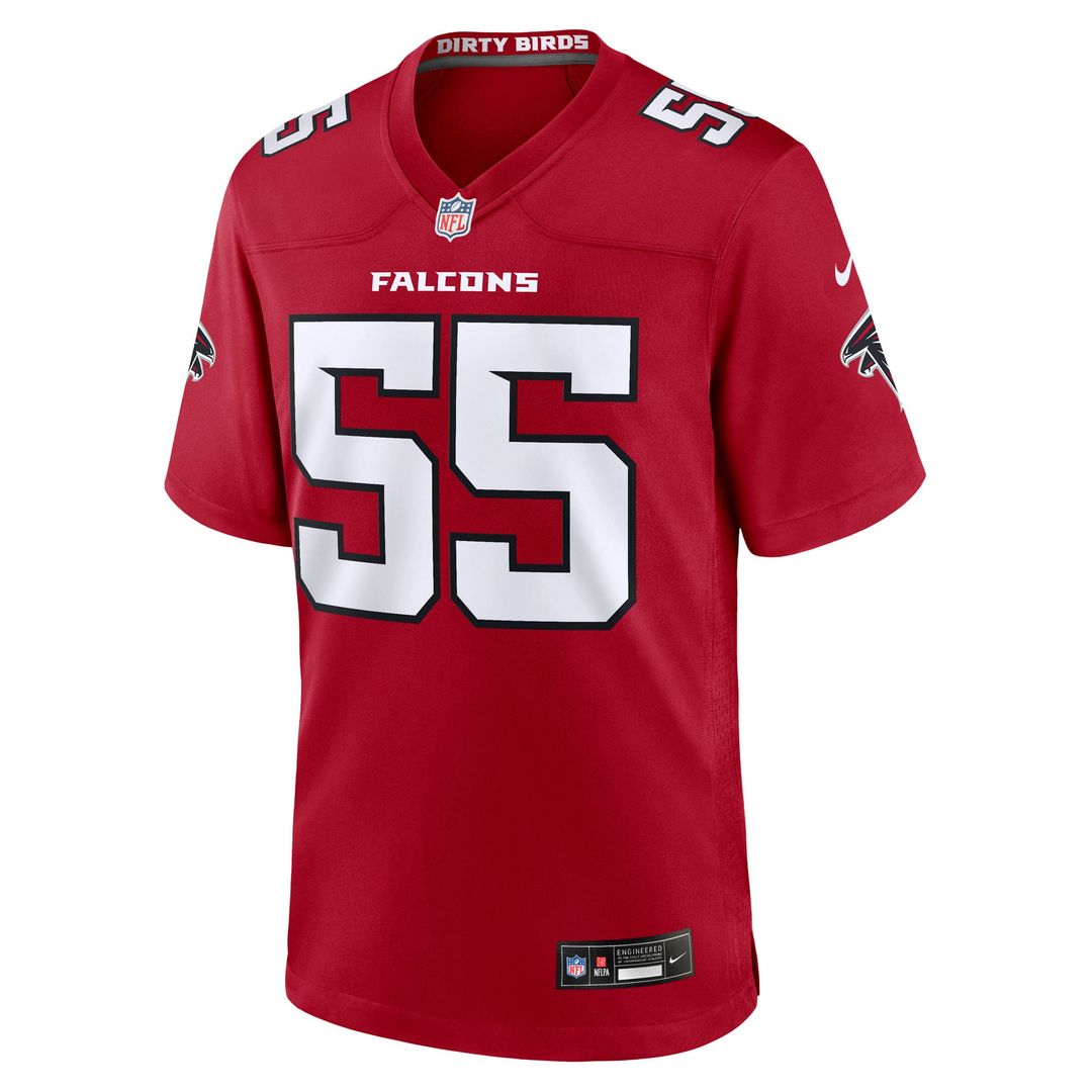 Za'Darius Smith Atlanta Falcons Team Game Jersey - Red