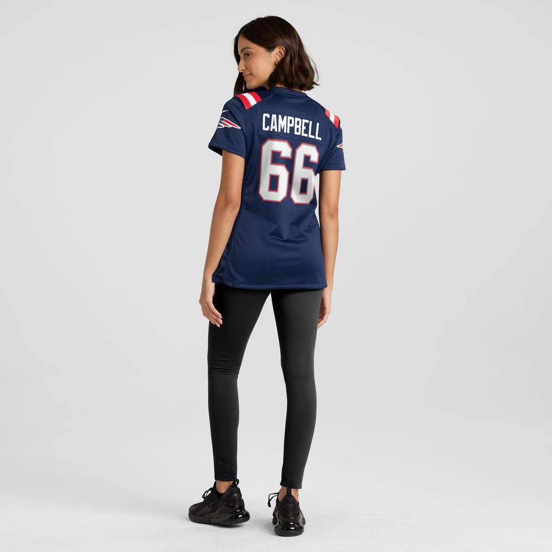 Will Campbell New England Patriots Women's Team Game Jersey - Navy