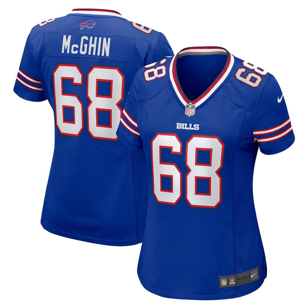 Garrett McGhin Buffalo Bills Women's Team Game Jersey - Royal
