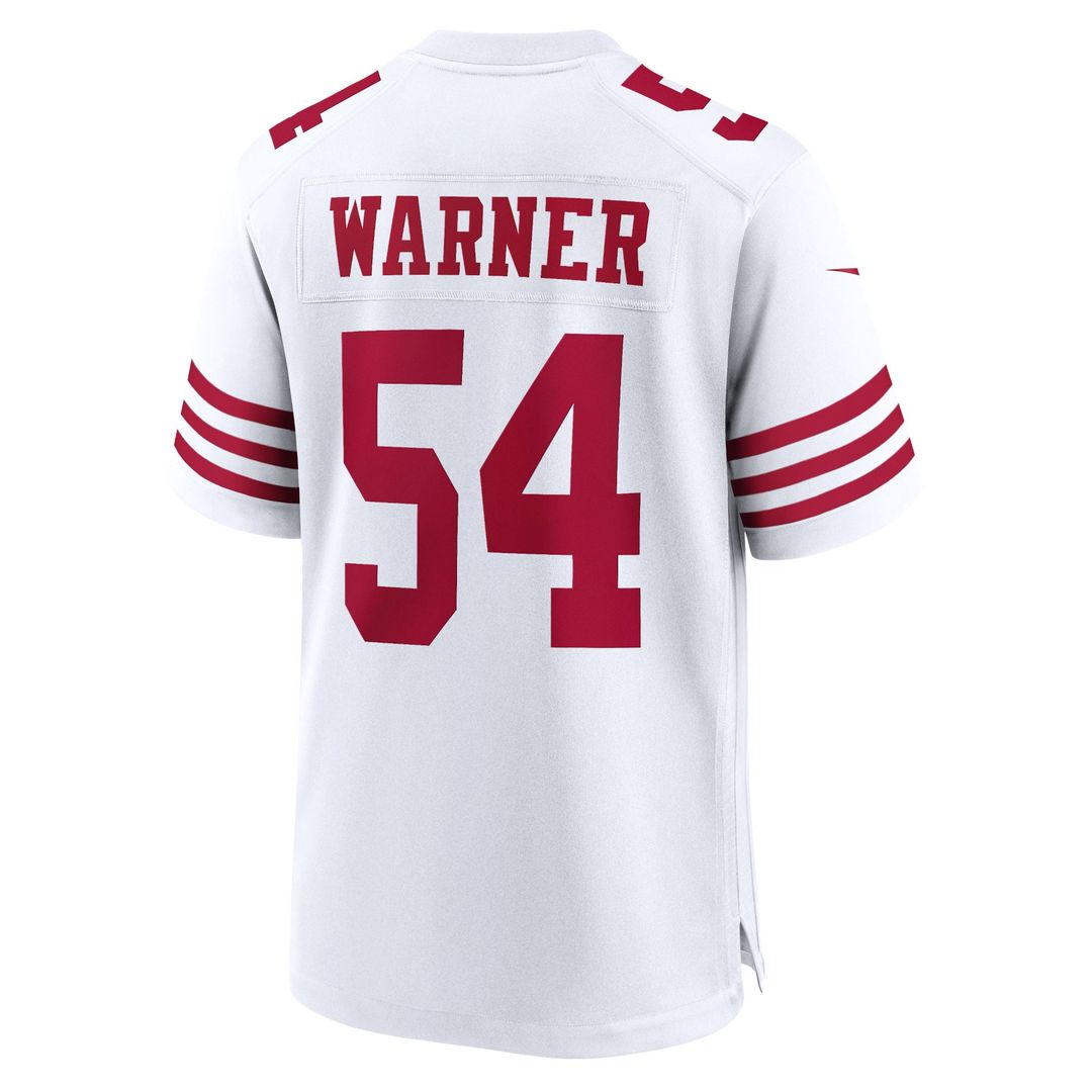 Fred Warner San Francisco 49ers Team Game Player Jersey - Scarlet
