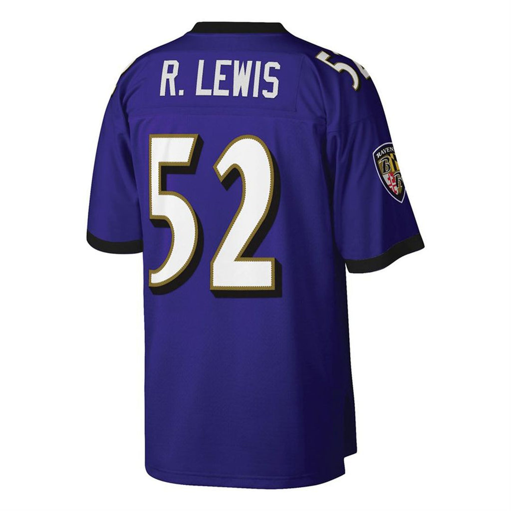 Ray Lewis Baltimore Ravens Big & Tall 2000 Retired Player Replica Jersey - Purple