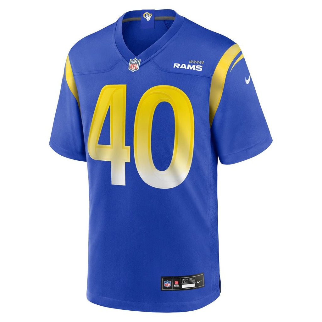 Jesse Luketa Los Angeles Rams Team Game Jersey - Royal