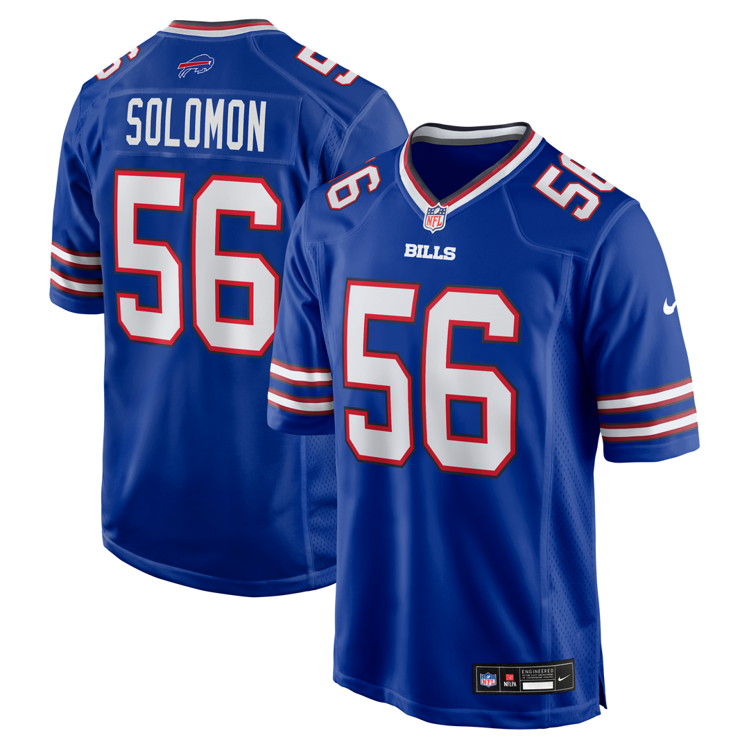Javon Solomon Buffalo Bills Game Jersey - Royal