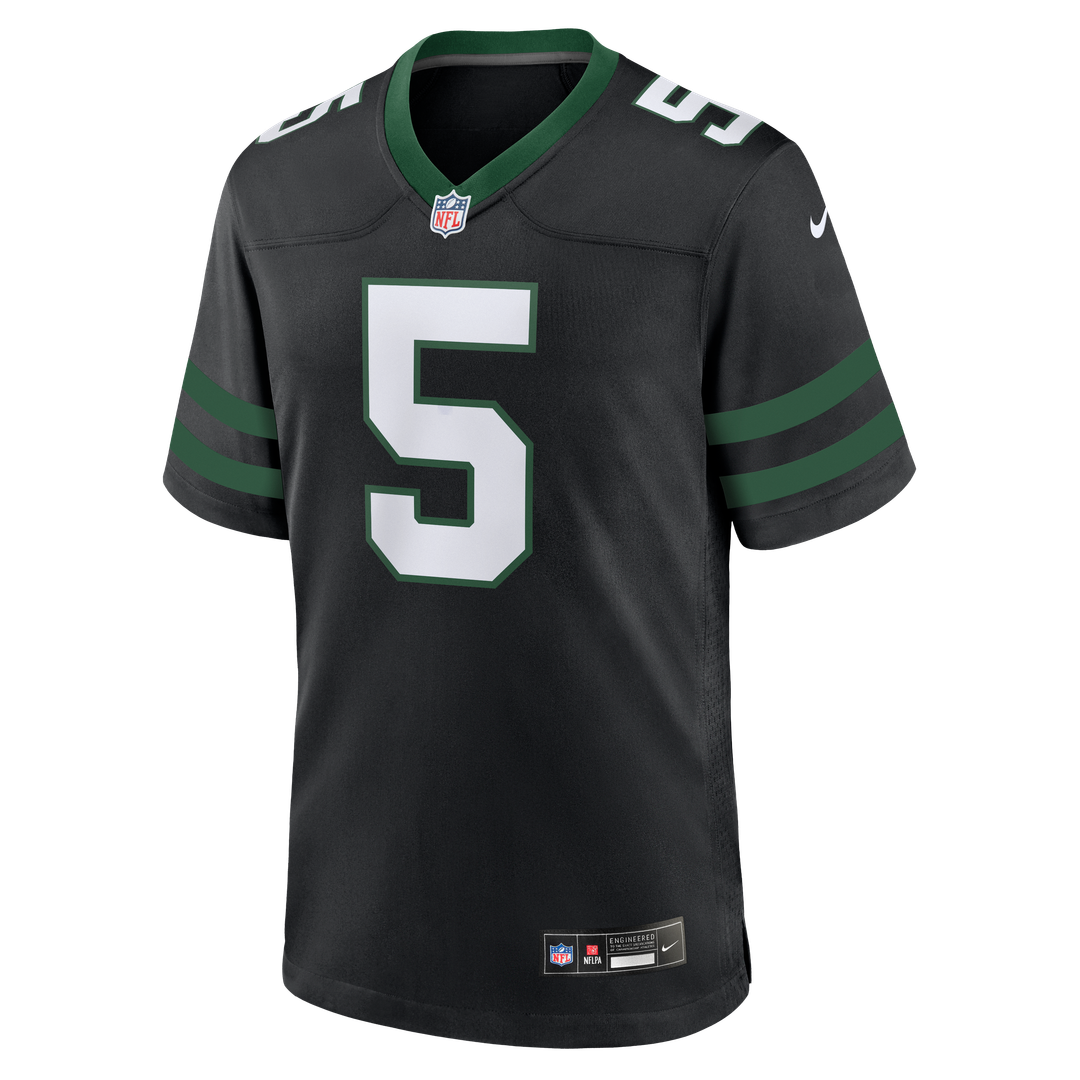 Garrett Wilson New York Jets Alternate Game Jersey - Legacy Black