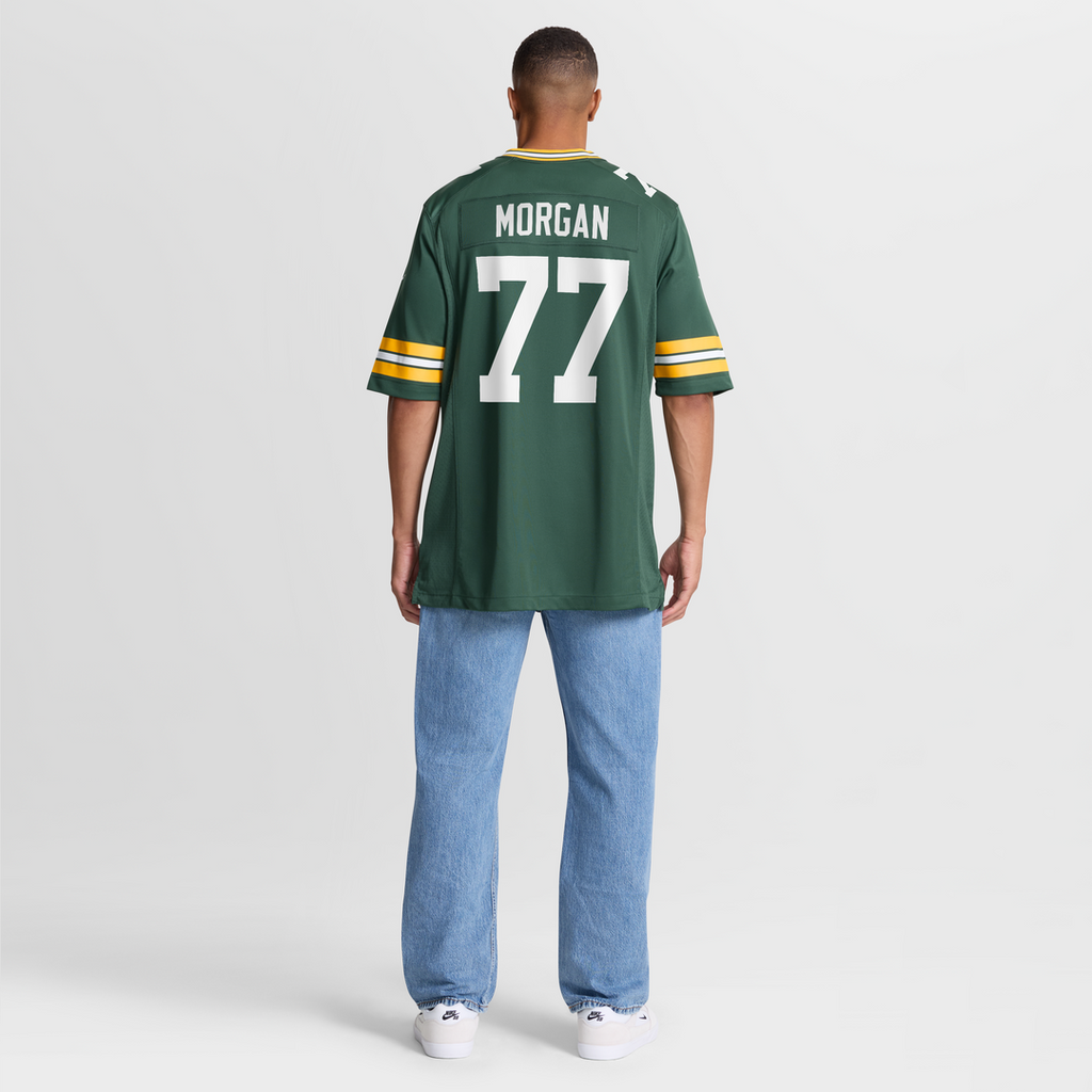 Jordan Morgan Green Bay Packers Player Game Jersey - Green