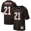 Deion Sanders Atlanta Falcons Big & Tall 1992 Retired Player Replica Jersey - Black