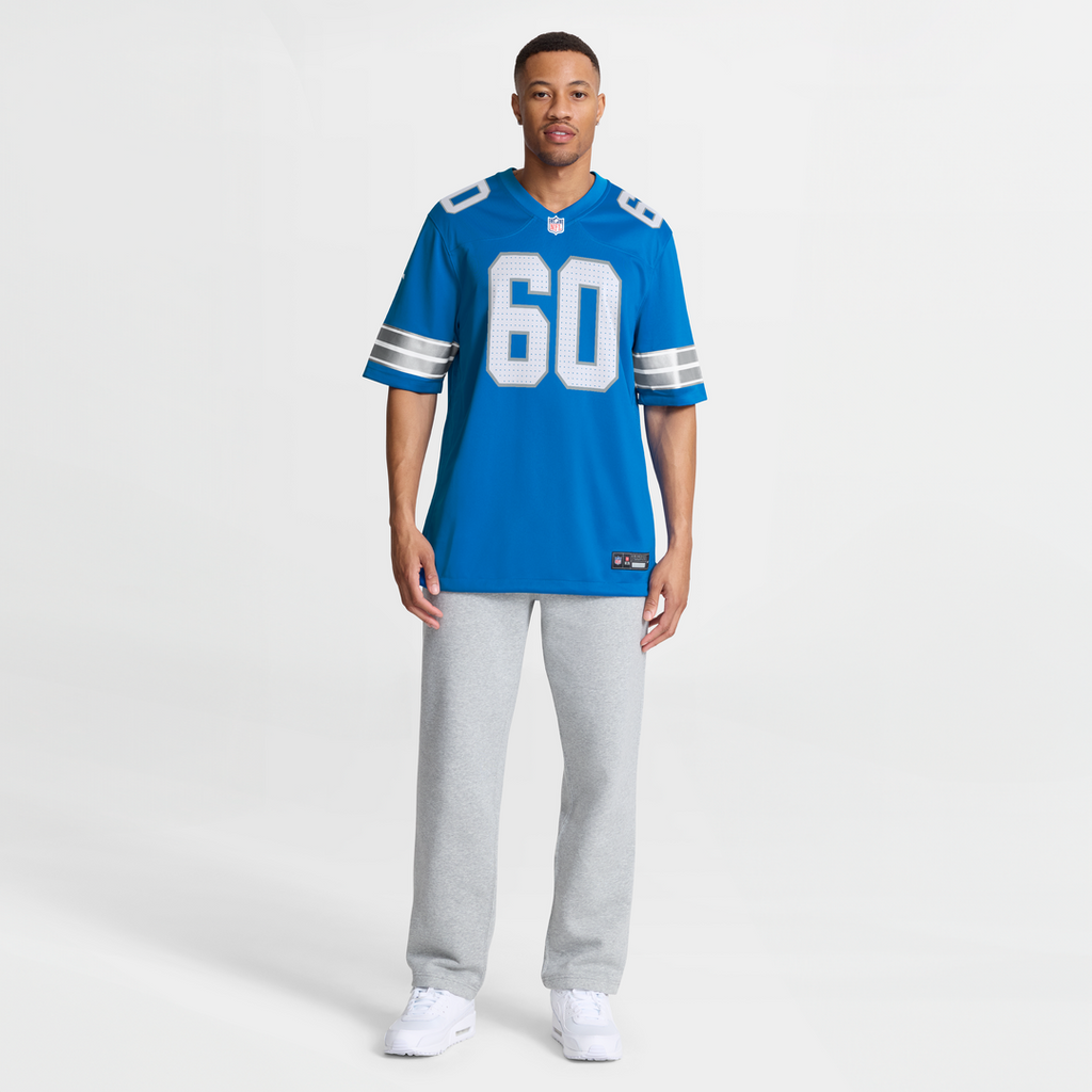 Graham Glasgow Detroit Lions Team Game Jersey - Blue