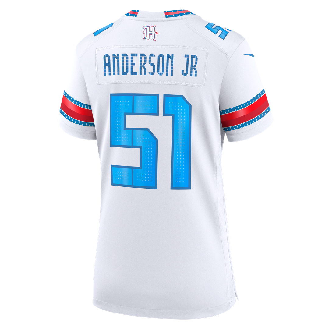 Will Anderson Jr. Houston Texans Women's 2026 Rivalries Collection Game Jersey - White