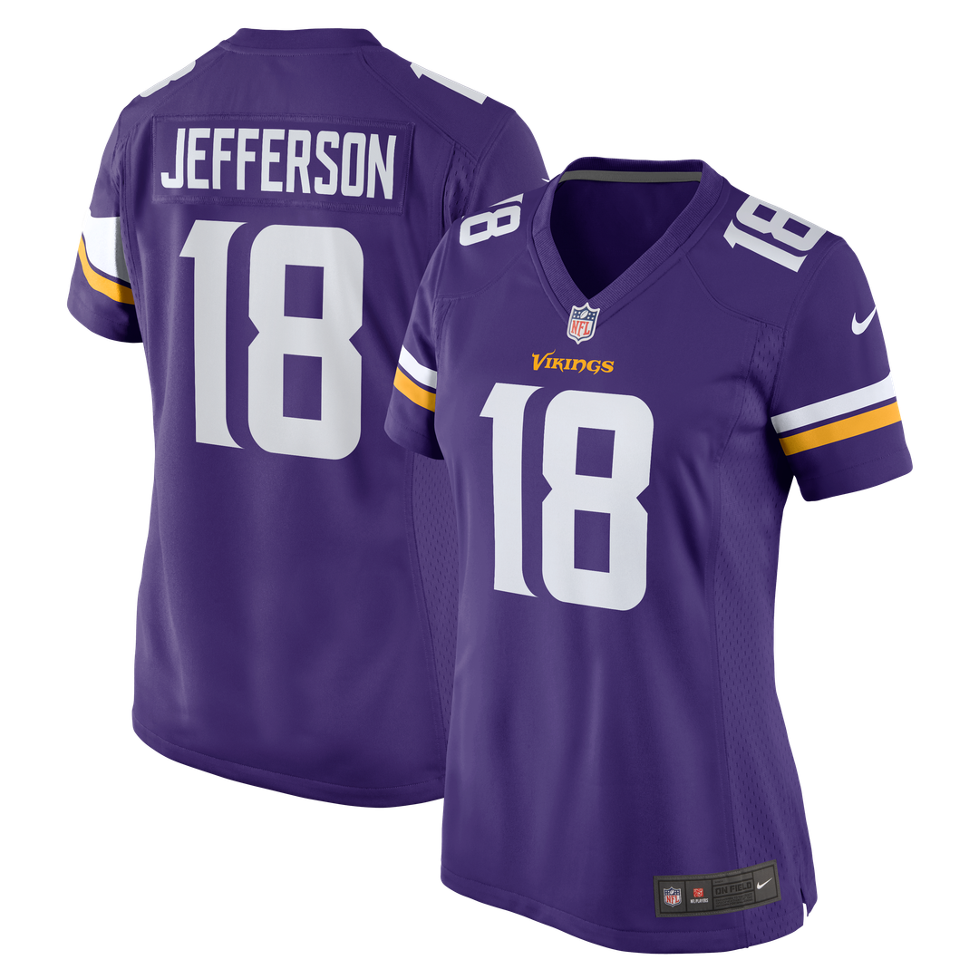 Justin Jefferson Minnesota Vikings Women's Game Jersey - Purple