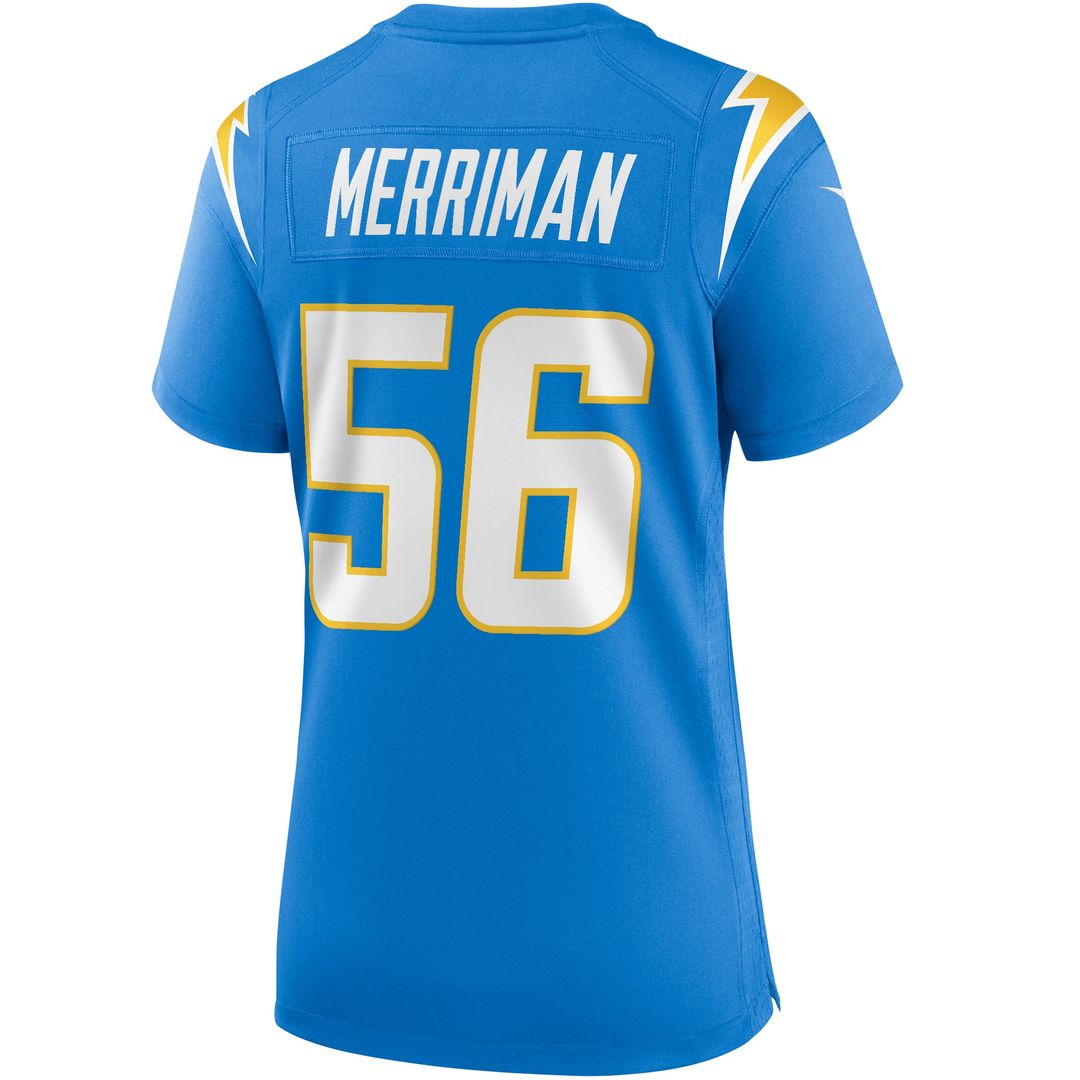 Shawne Merriman Los Angeles Chargers Women's Game Retired Player Jersey - Powder Blue