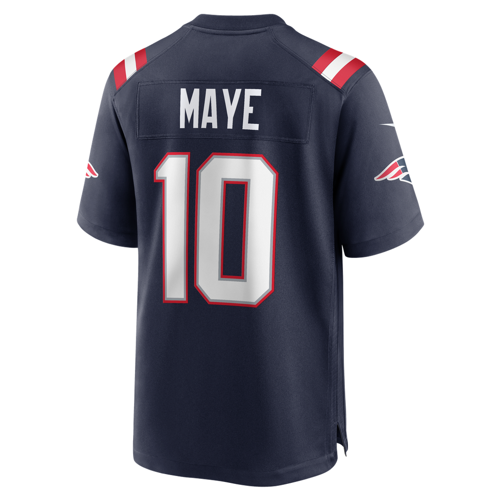 Drake Maye New England Patriots Player Game Jersey - White