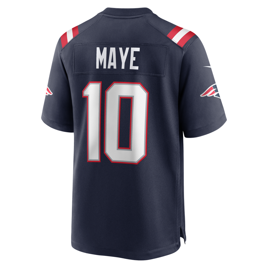 Drake Maye New England Patriots Player Game Jersey - White