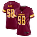 Jordan Magee Washington Commanders Women's Team Game Jersey - Burgundy