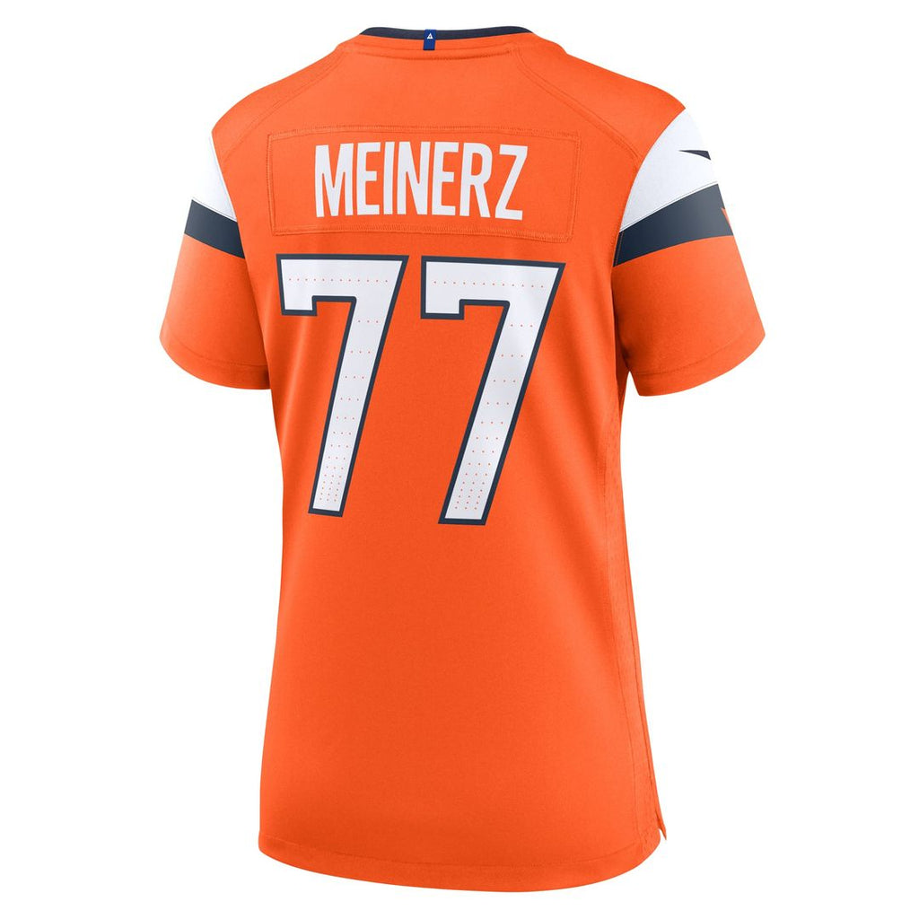 Quinn Meinerz Denver Broncos Women's Team Game Jersey - Orange