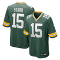 Bart Starr Green Bay Packers Game Retired Player Jersey - Green