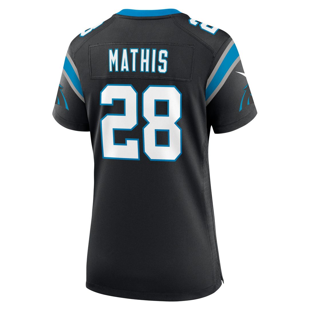 Damarri Mathis Carolina Panthers Women's Team Game Jersey - Black