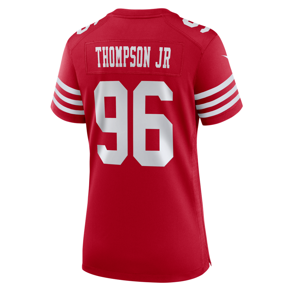 James Thompson Jr San Francisco 49ers Women's Team Game Jersey - Scarlet