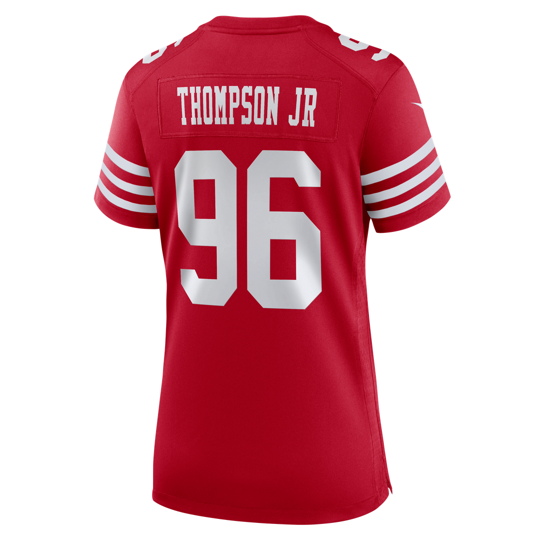 James Thompson Jr San Francisco 49ers Women's Team Game Jersey - Scarlet