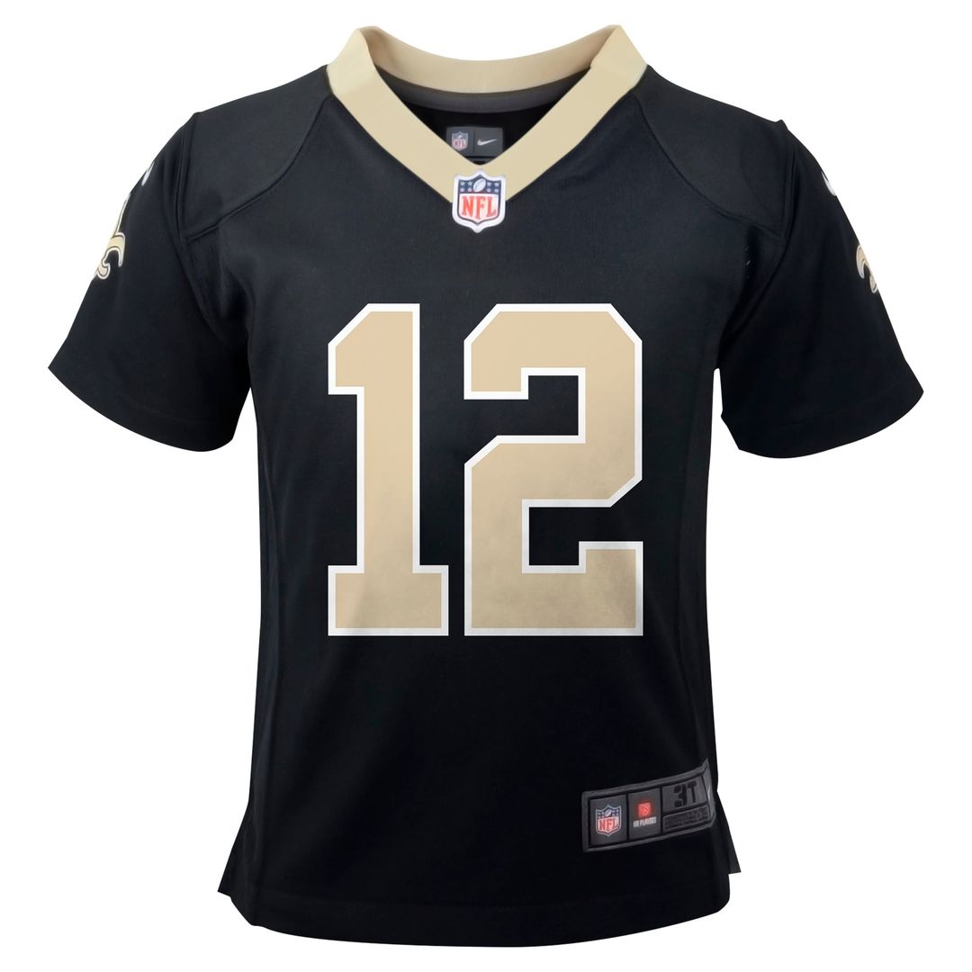 Chris Olave New Orleans Saints Infant Team Player Game Jersey - Black