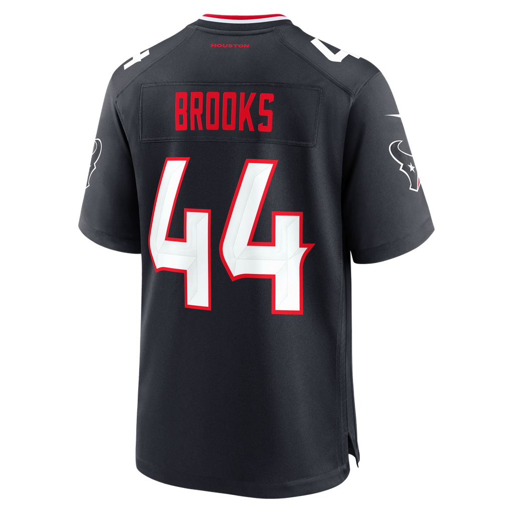 British Brooks Houston Texans Team Game Jersey - Navy