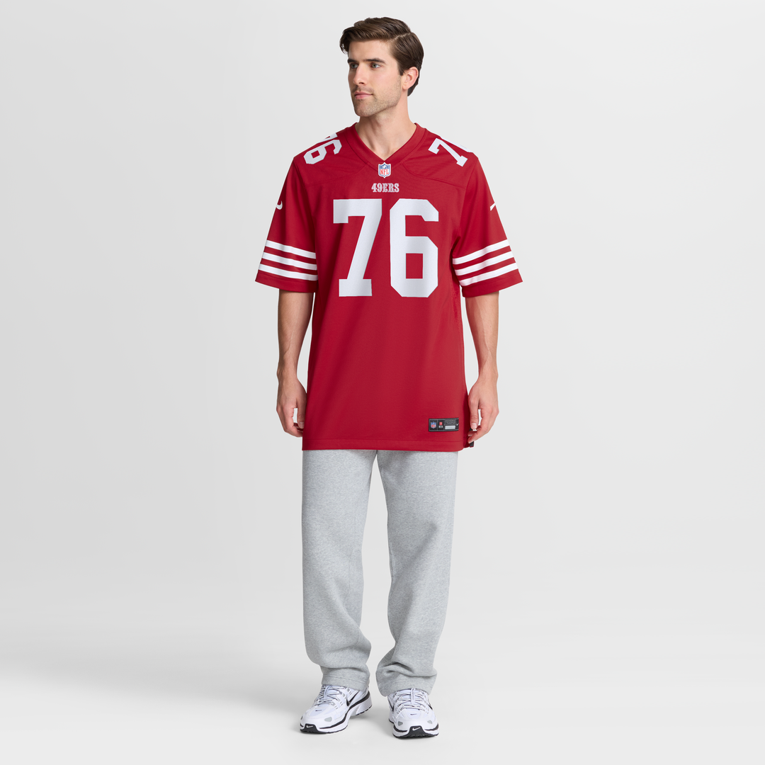 Vederian Lowe San Francisco 49ers Team Game Jersey - Scarlet