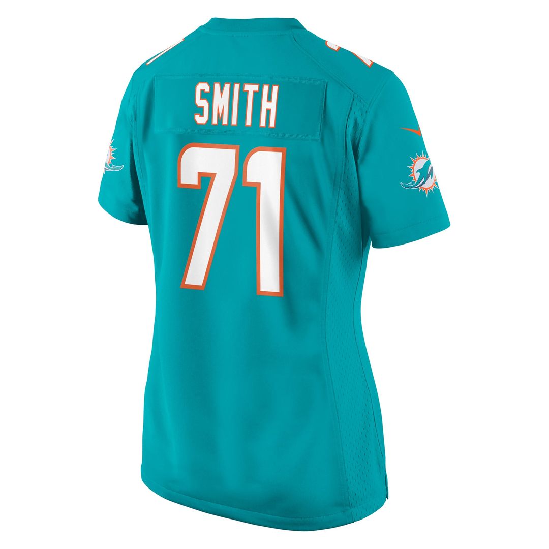 Kion Smith Miami Dolphins Women's Game Jersey - Aqua