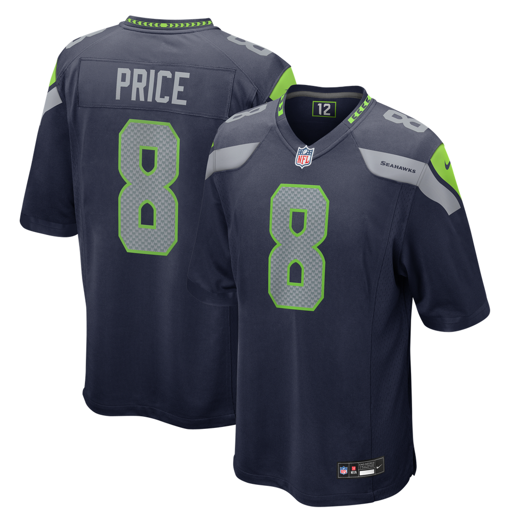 Jadarian Price Seattle Seahawks Team Game Jersey - College Navy