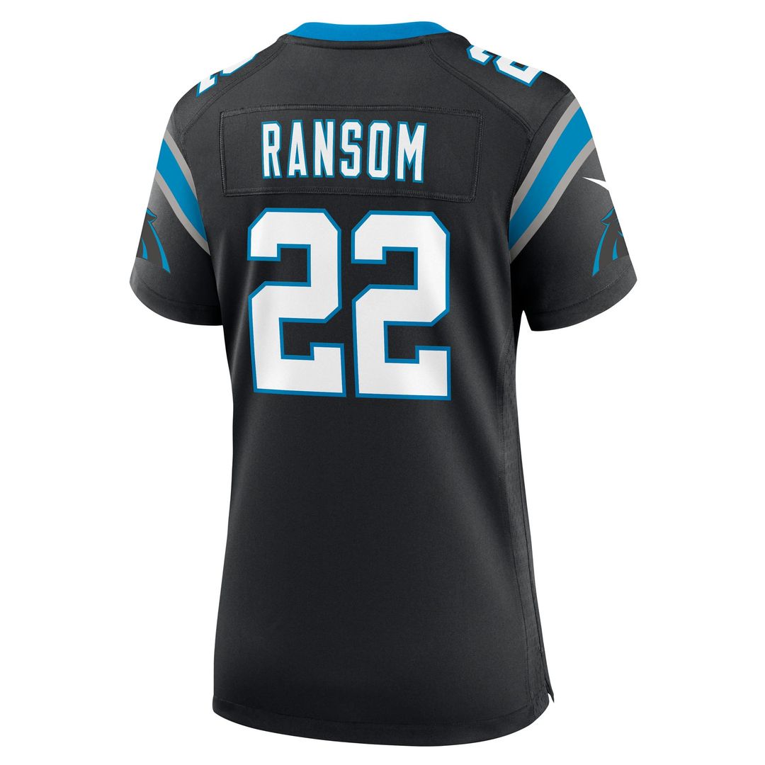 Lathan Ransom Carolina Panthers Women's Team Game Jersey - Black