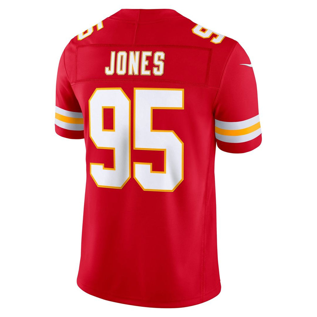 Chris Jones Kansas City Chiefs Team Vapor F.U.S.E. Stitched Limited Jersey - Red