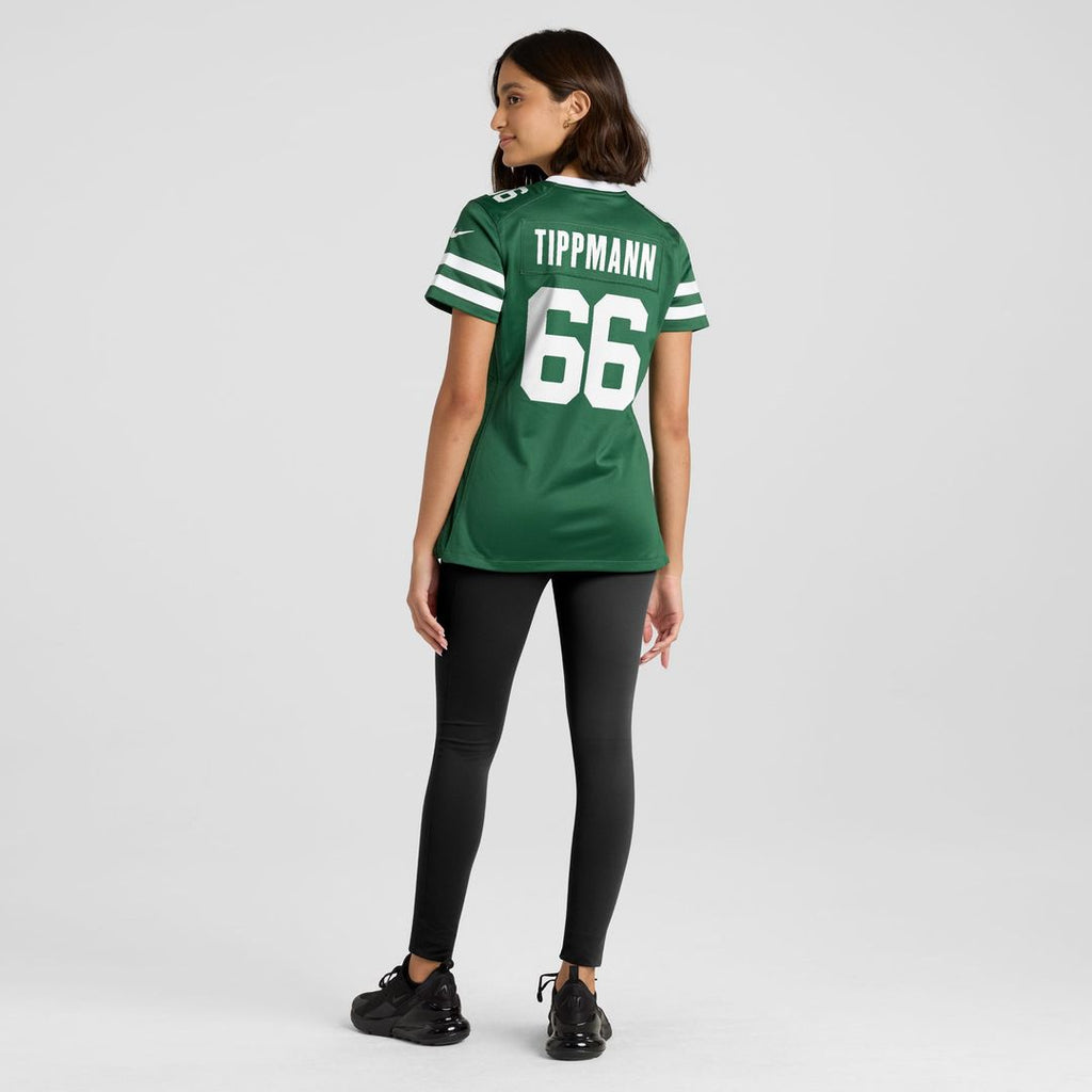 Joe Tippmann New York Jets Women's Game Jersey - Legacy Green