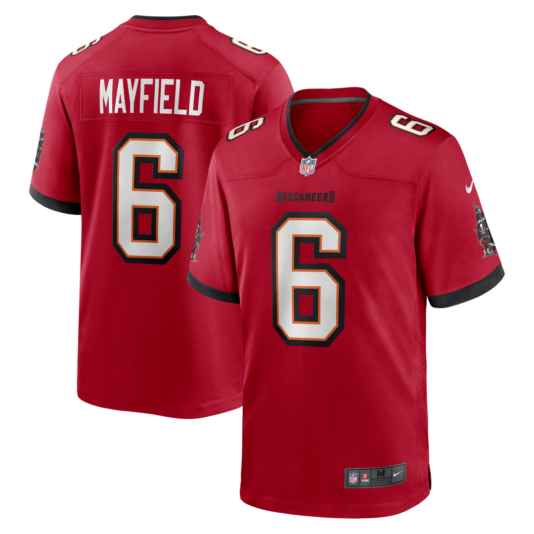 Baker Mayfield Tampa Bay Buccaneers Team Game Jersey - Red