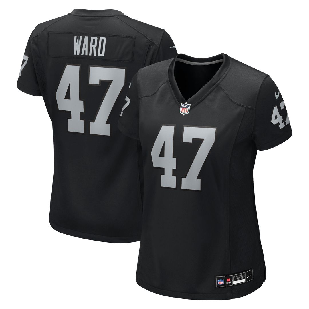 Alex Ward Las Vegas Raiders Women's Team Game Jersey - Black