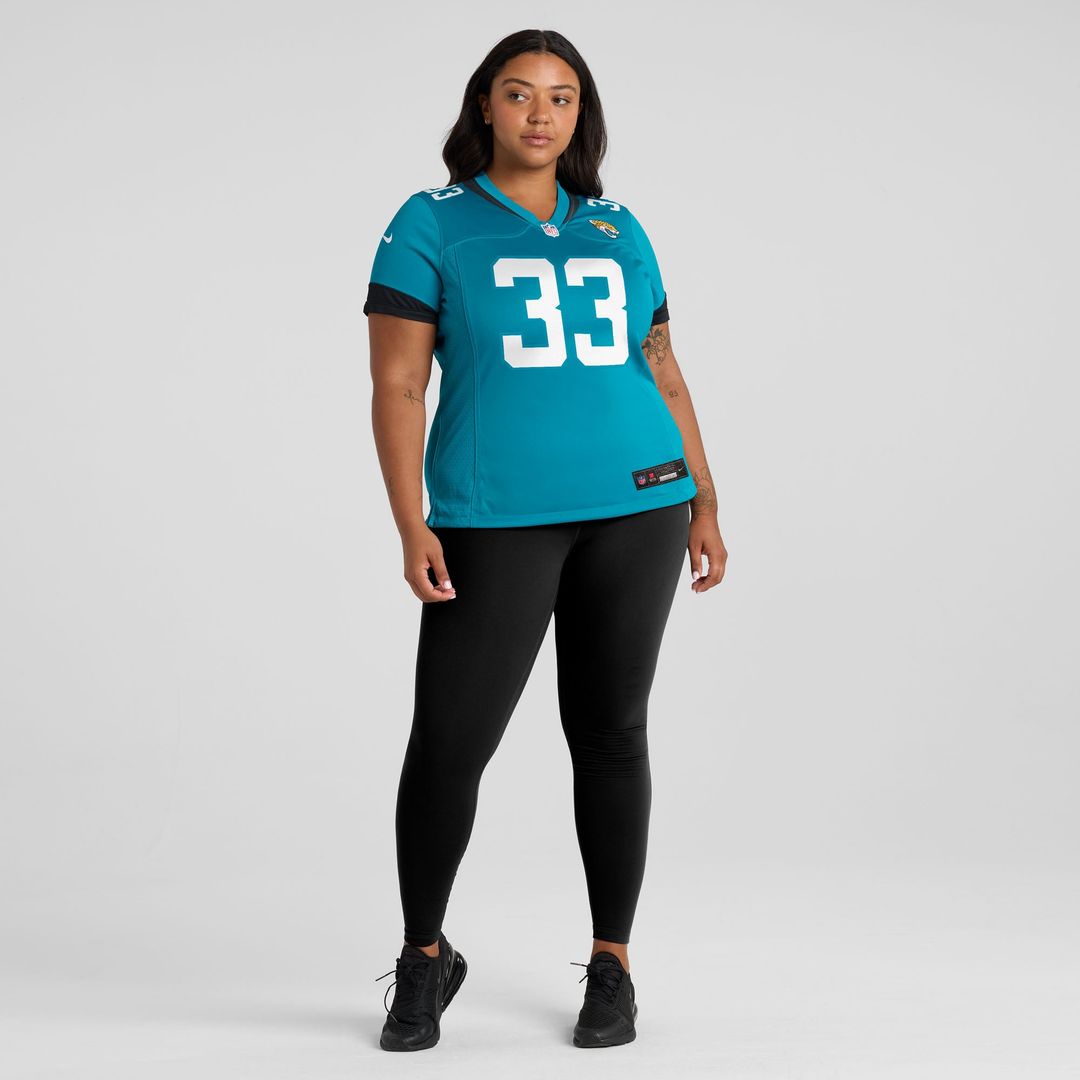 Bhayshul Tuten Jacksonville Jaguars Women's Team Game Jersey - Teal