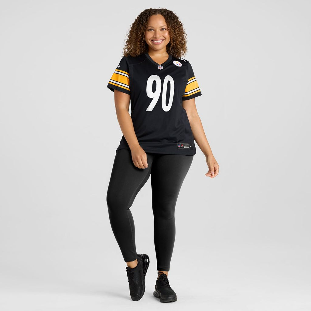 T.J. Watt Pittsburgh Steelers Women's Team Game Jersey - Black