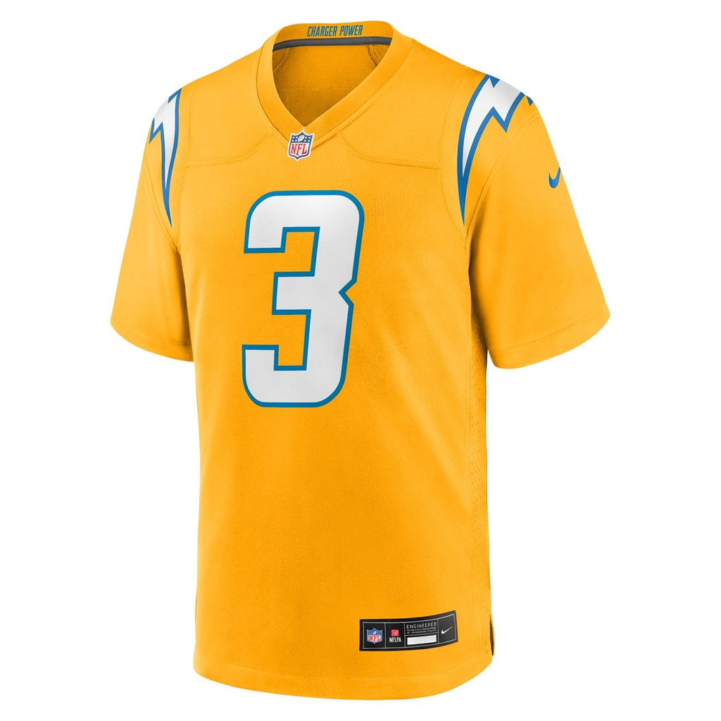 Derwin James Jr. Los Angeles Chargers Youth Alternate Charger Power Game Player Jersey - Gold